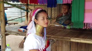 Kayan people in Thailand Longneck tribe [upl. by Nerak828]