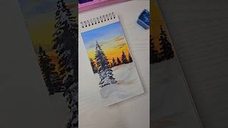 Easy painting idea😇🥰 art artist diy gouache painting youtubeshorts trending shorts reels [upl. by Lewin]