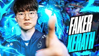 FAKER XERATH  T1 VS LSB  CAEDREL [upl. by Damahom523]