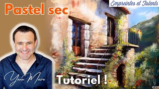 Technique Pastel  Réaliser la Maison des Montagnes au Pastel sec [upl. by Hamel]