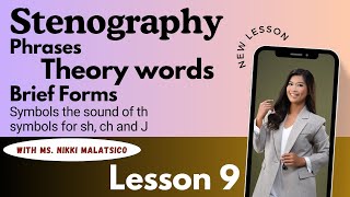 Lesson 9 Theory words and brief forms Symbols of th sh ch and j [upl. by Marcia]