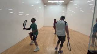 122023 Racquetball Doubles Game 1 [upl. by Nyrhtac]