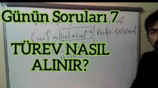 Türev Nasıl Alınır [upl. by Chiang]