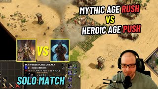 Das Schnelle Doppel Dorfzentrum verfeinern gegen Loki I Ranked Solo Match I Age of Mythology Retold [upl. by Michaelina]