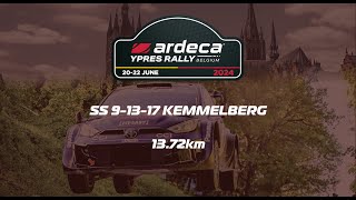 Ardeca Ypres Rally  SS 91317 Kemmelberg [upl. by Ahsemal]