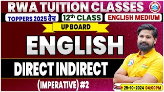 Class 12 English Grammar Direct and Indirect Speech  12th English Grammar Imp Topic By RWA [upl. by Beera]