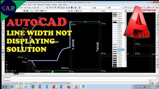 AutoCAD 2007 Line Width not Displaying on Model Space [upl. by Nyliak813]