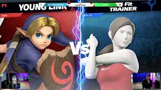 Supahsemmie Young Link vs aeschli Wii Fit Trainer  Losers Final  GameHotel 2024 [upl. by Ayetal959]