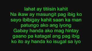 Sino Ba Naman Ako Lyrics rap [upl. by Baniez]