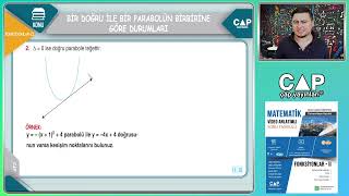 FONKSİYONLARII Fasikülü SayfaSayfa37Bir Doğru İle Parabolün Birbirine Göre Durumları [upl. by Atinele995]