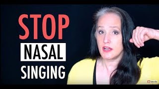 Nasal Singing  How to Fix Nasality in Your Voice [upl. by Lokkin]