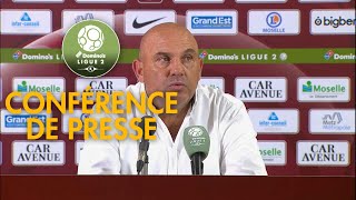 Conférence de presse FC Metz  AC Ajaccio  31   201819 [upl. by Ebeneser338]