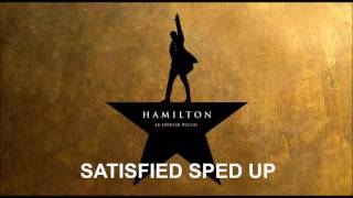 Satisfied Sped Up  Hamilton [upl. by Oicnerual]