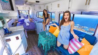 I Lived in a Van with my Sisters for a Week  CloeCouture [upl. by Assiralk318]