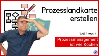 Prozesslandkarte erstellen  Prozessmanagement ist wie Kochen Teil 3 von 6 [upl. by Nottus601]