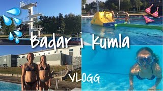 Badar i Kumla  vlogg  Tvillingarna Frykholm [upl. by Lleznol752]