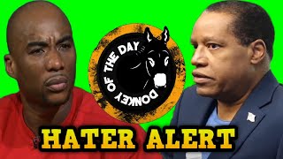 Charlamagne tha God Gives Larry Elder Donkey of the day on The Breakfast ClubGUESS FOR WHAT NOW [upl. by Pansy262]