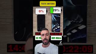 Teste de bateria IPhone 15 Pro Max VS Galaxy S24 Ultra Qual Dura Mais iphone s24ultra [upl. by Notaes]