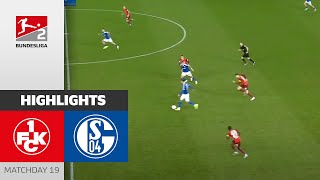 FCK Ends Losing Streak Against Schalke  Kaiserslautern  Schalke  Highlights  MD19 Bundesliga 2 [upl. by Hatti]