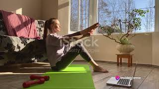 invideo ai Lululemon Mirror Your Personal Yoga Studio [upl. by Leihcar474]