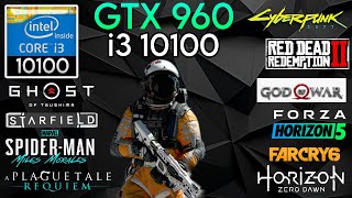 GTX 960  I3 10100 amp 32GB Ram  Test In 10 Games [upl. by Tihom496]