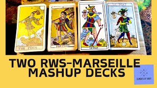 The RiderMarseille Tarot and Le Tarot de Marseille Waite  A Comparison [upl. by Carlotta795]