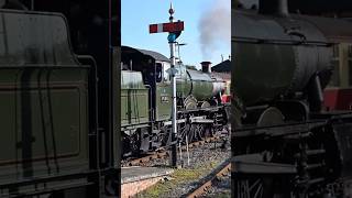 West Somerset Railway  7828 Odney Manor at Bishops Lydeard  trains steam railway ukrail [upl. by Besnard]