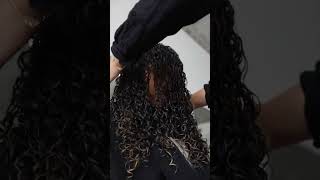 Styling curls using Redken ABC Curls with BeeBlondor [upl. by Wsan]