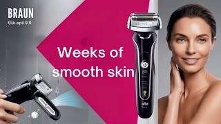 Effortless Hair Removal at Home Braun Silképil 9 [upl. by Eenimod]