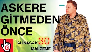 2024 ŞUBAT CELBİ ASKERE GİTMEDEN ÖNCE ALINACAK 30 MALZEME [upl. by Anaitat693]