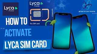 How to Activate Lyca Sim Card [upl. by Hinkle]