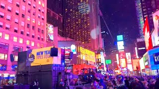 Times Square New Years Eve NYC LIVE 2023 [upl. by Eniluqcaj]