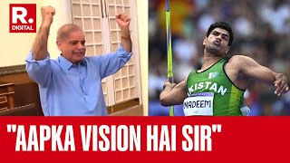 Pakistan PM Faces Backlash For ‘Hideous’ Video Celebrating Nadeem’s Olympic Gold [upl. by Banwell]