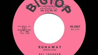 1961 HITS ARCHIVE Runaway  Del Shannon a 1 record [upl. by Nahguav]