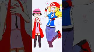 ash x serena😍amourshipping shorts short shortsfeed ytfeed viralshorts anime youtubeshorts [upl. by Wehttam]