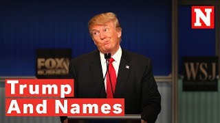 Trump Keeps Getting Names Wrong [upl. by Anaujd]