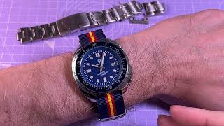 Inexpensive Seiko Captain Willard Style Watch From Aliexpress [upl. by Hsaniva49]