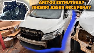 trocar longarina afeta a estrutura do carro chevrolet onix [upl. by Ikuy]