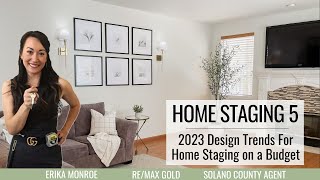 Home Staging Tips 5  2023 Design Trends  How to Stage a House For Sale  Home Staging on a Budget [upl. by Iznek]