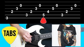 Weezer  Undone  The Sweater Song  How to play on Guitar Tutorial with Tabs on Screen [upl. by Bekki]