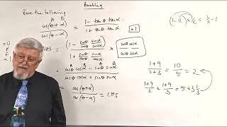 Senior School Trig Sum and Difference Identities Used to Prove a Further Trig Identity Done 2 Ways [upl. by Atiuqel]