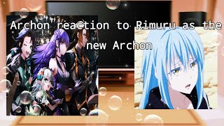 Archons react to Rimuru as the new Archon  Genshin Impact  Gacha Club [upl. by Tierney]