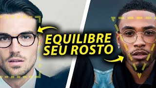 ÓCULOS IDEAL para cada FORMATO de ROSTO Como Equilibrar melhor nossa Face [upl. by Allenotna]