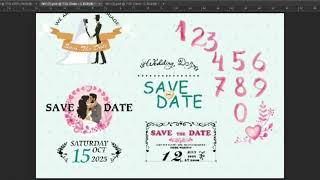 save the date 📅 psd file free download psd photoshopfile movie freepsd psdfile design [upl. by Gannie709]