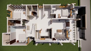 3D BUILDING PLAN AND DESIGN [upl. by Brown884]