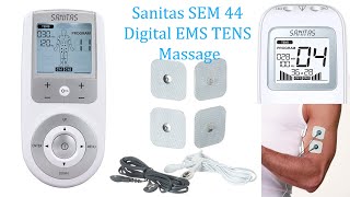 Sanitas SEM 44 Digital EMS TENS Massage [upl. by Sik]