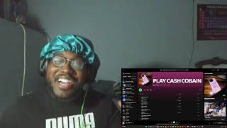 slizzyhunchodon Cash Cobain REACTION [upl. by Nanreh]