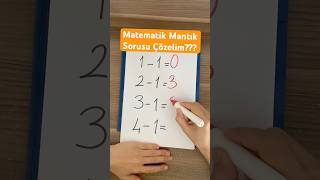 Mantık Sorusu⁉️keşfet maths lgs matematik matematika math shorts short yks dgs tyt ayt [upl. by Terrene]