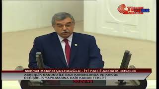 Mehmet Metanet Çulhaoğlu  Meclis Konuşması  25 Temmuz 2018  Sağlık Çalışanlarının Hakları [upl. by Nawk]