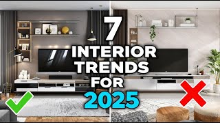 7 Interior Design Trends for 2025  Modern Living Room Inspiration [upl. by Atter]